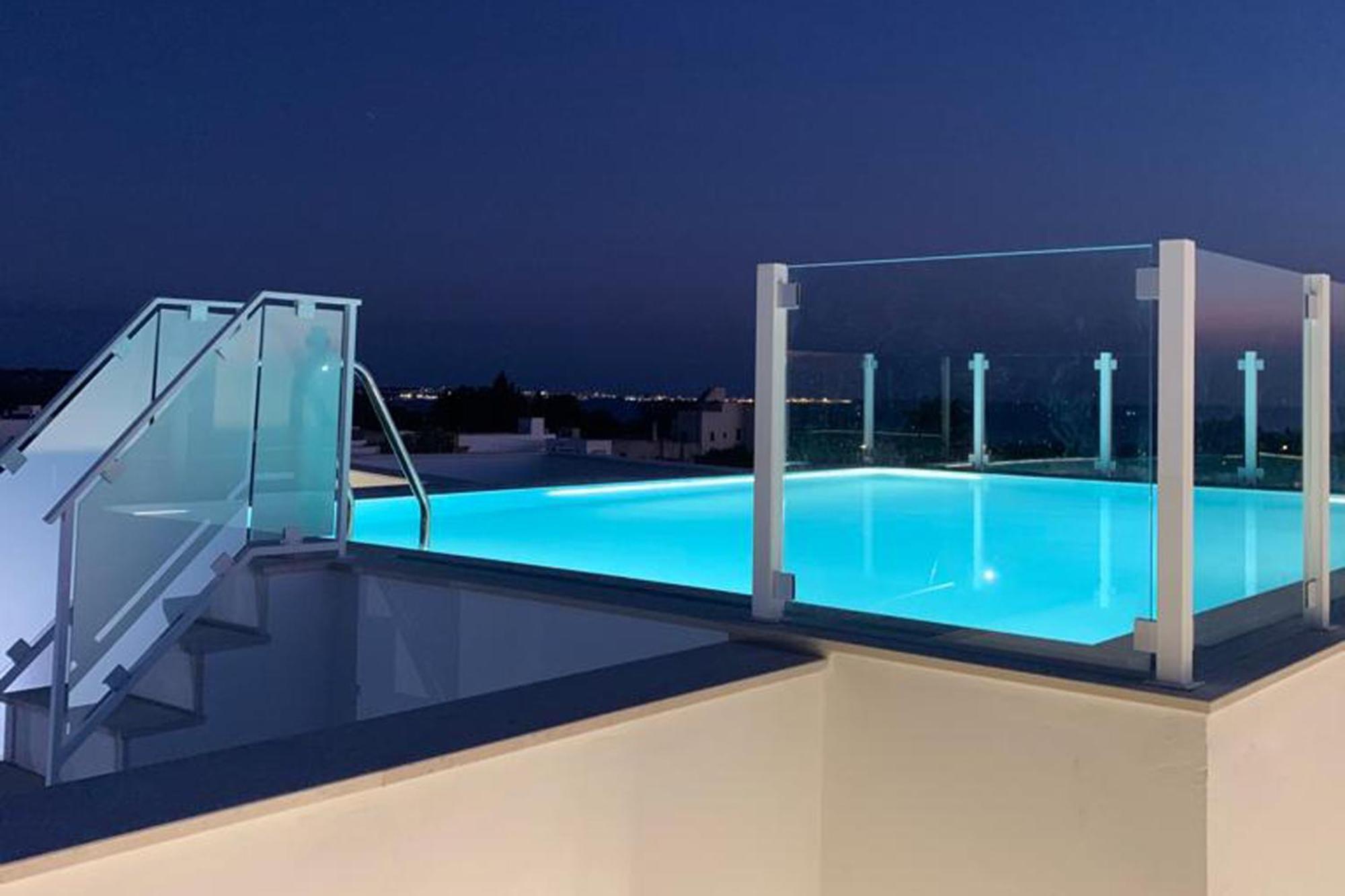 Piscina Panoramica Vista Mare - Wifi - Ac Int 9 Apartamento Santa Maria al Bagno Exterior foto