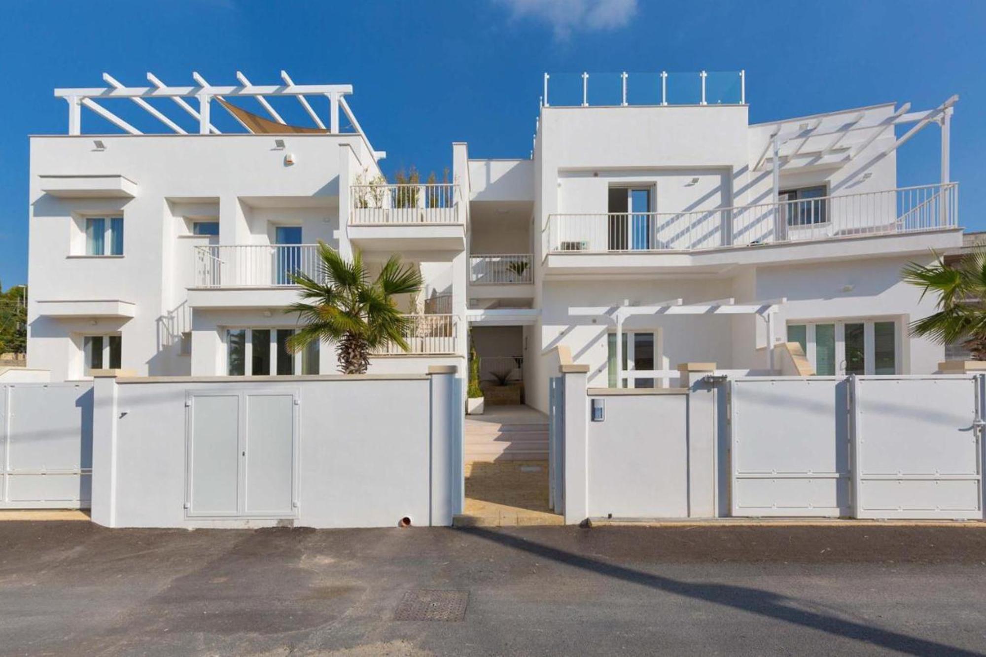 Piscina Panoramica Vista Mare - Wifi - Ac Int 9 Apartamento Santa Maria al Bagno Exterior foto